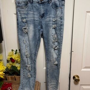Supreme Blue Skinny Jeans